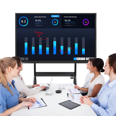 75 Inch Interactive Finger Touch Screen Whiteboard Monitor Smart Lcd Display RoHS